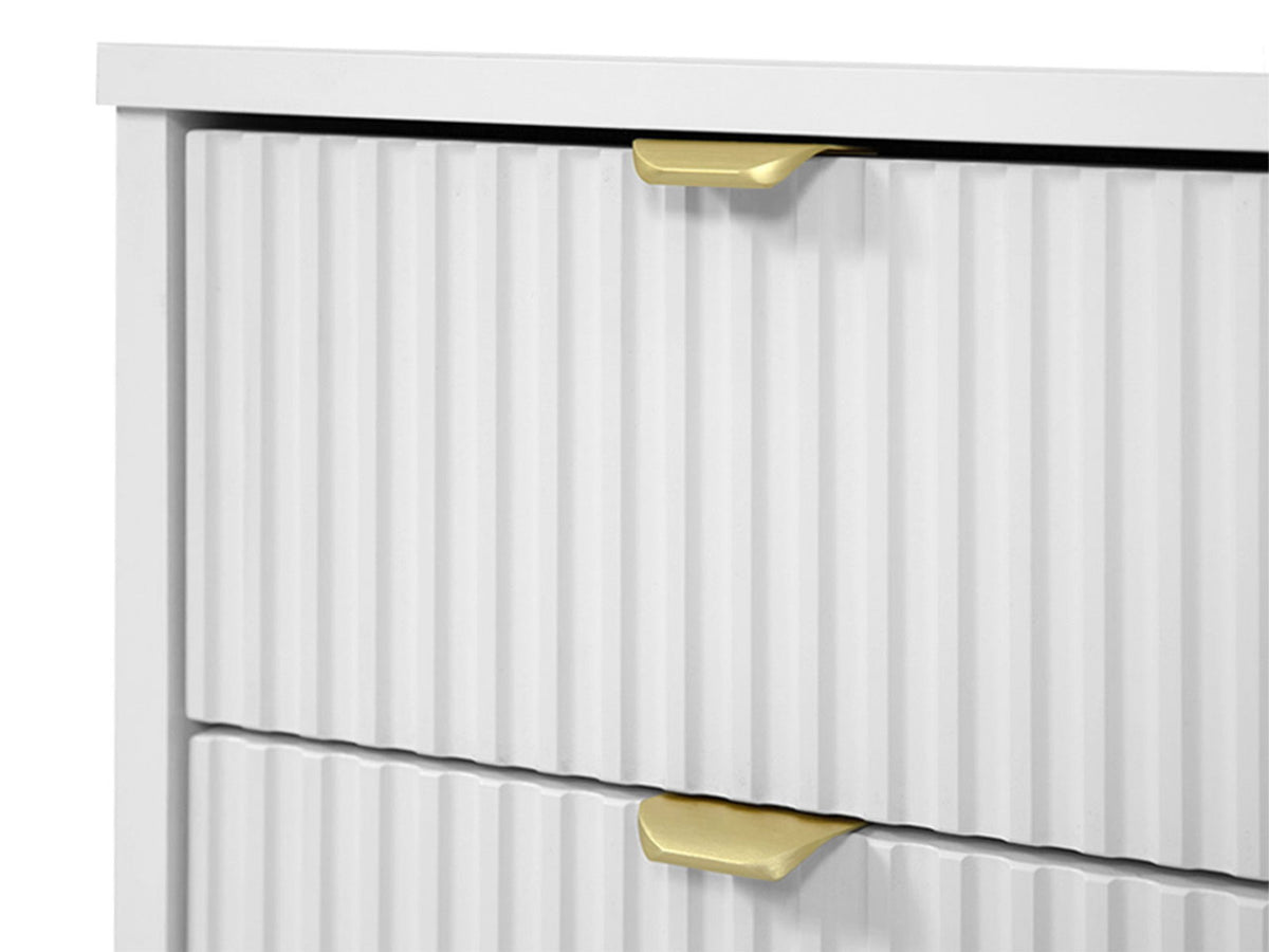 Tireno 3-Drawer Chest, Beige, 80x40x75