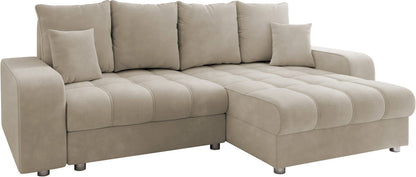 Kronos Corner Sofa Beige 250x166x94