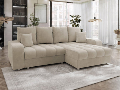 Kronos Corner Sofa Beige 250x166x94