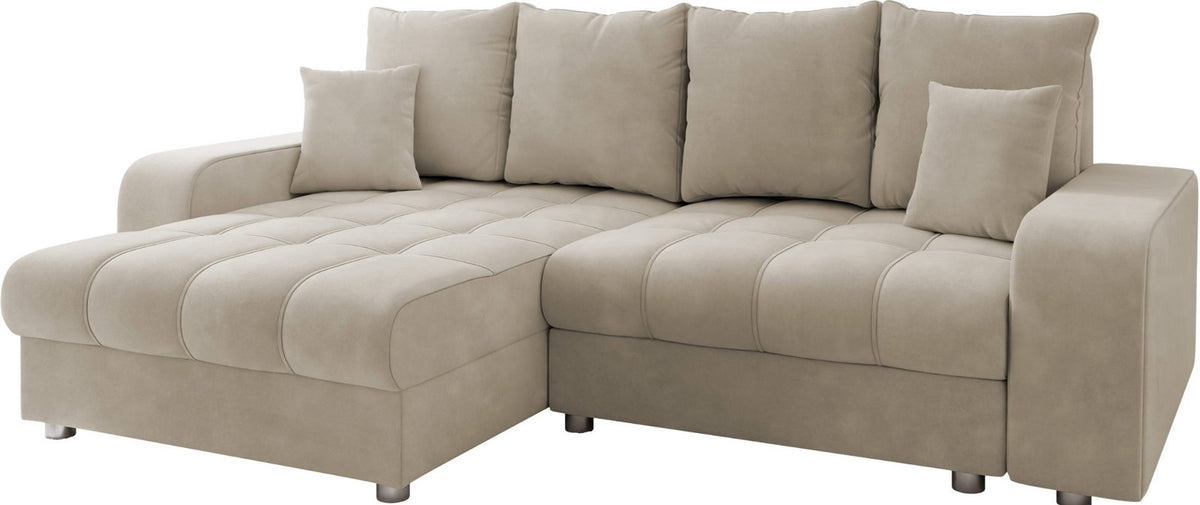 Kronos Corner Sofa Beige 250x166x94