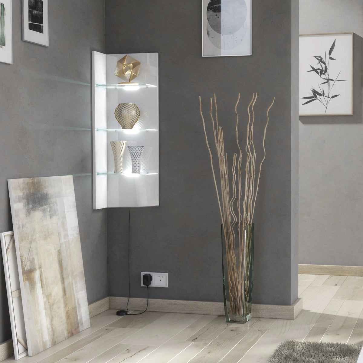 Ραφιέρα Spotlight Κρεμαστή 30x15x80