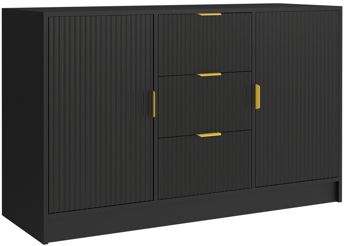Μπουφές Allegro Μαύρο 118x40x75