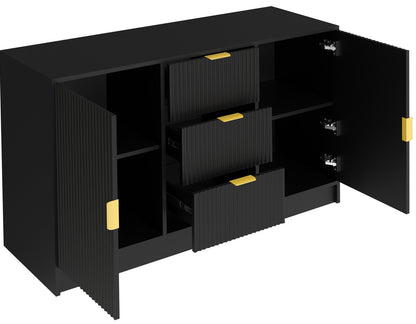 Μπουφές Allegro Μαύρο 118x40x75