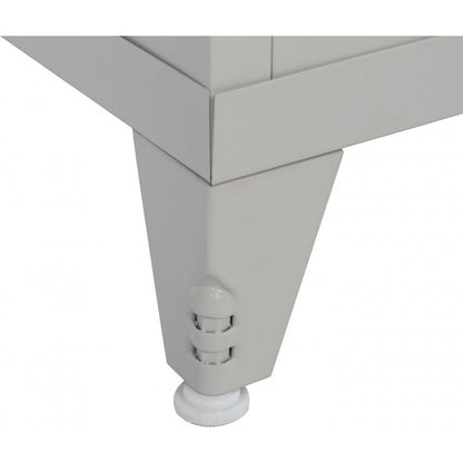 Μεταλλική Ντουλάπα Damian 2D Shelf 85x39x185