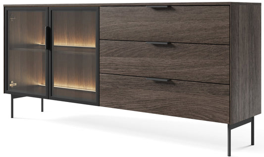 Μπουφές Luminus 2D3S Καφέ 181.3x39.3x82.6