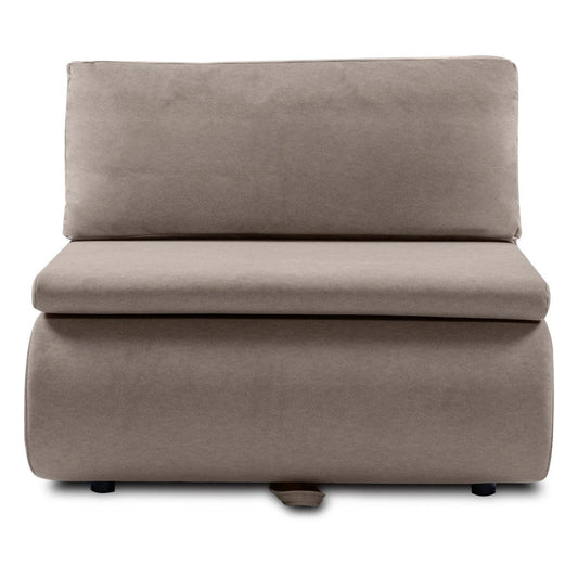 Πολυθρόνα - Κρεβάτι Ottoman Taupe 101x83x87
