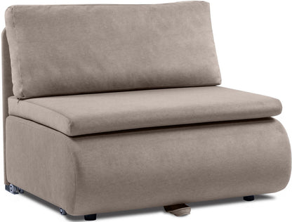 Πολυθρόνα - Κρεβάτι Ottoman Taupe 101x83x87
