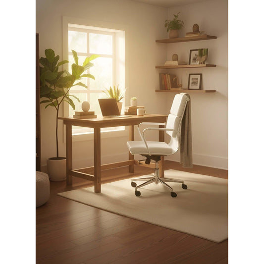 Καρέκλα Γραφείου Veilstone Low Λευκό 55x50x97