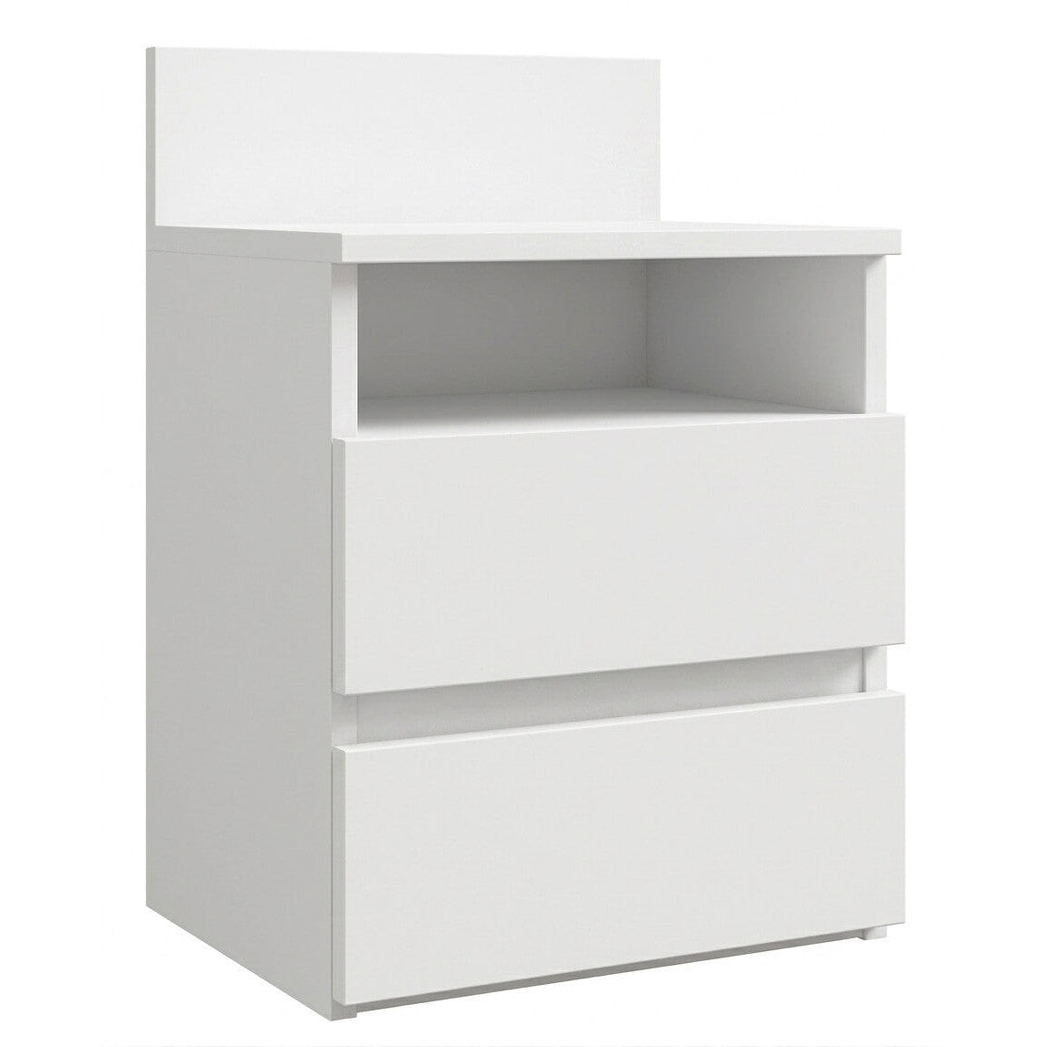 Juniper Plus Bedside Table White 40x32x58