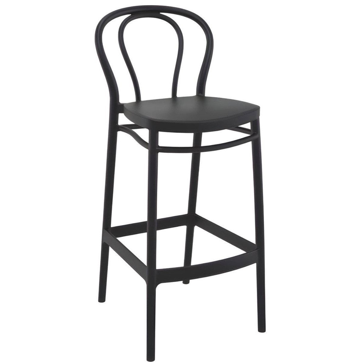 Charlotte Bar Stool Black 40x51x106