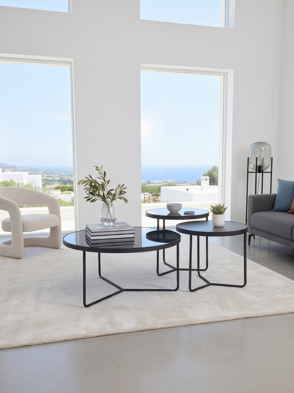 Τραπεζάκια Artemida 80x80x40