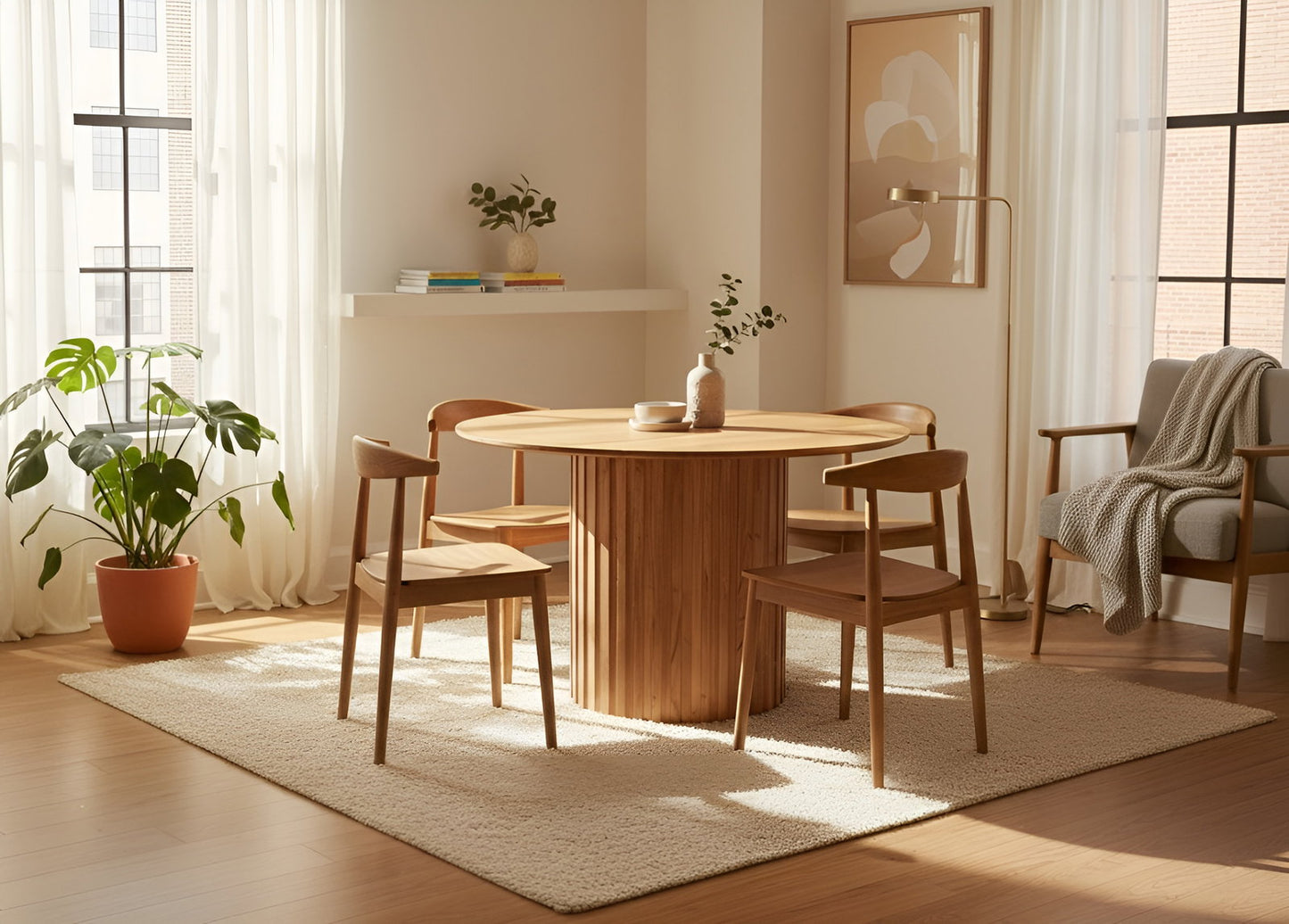 Τραπέζι Tellus 120x120x76