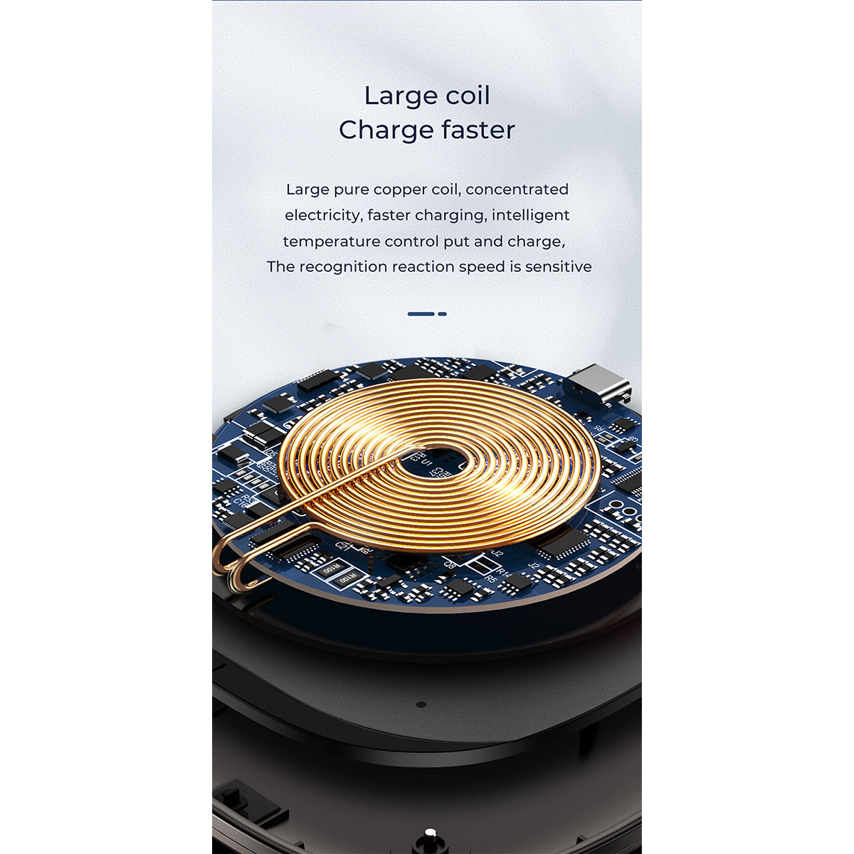 87181 JOYROOM Originals JR-A23 Τετράγωνη Μαγνητική Βάση Κινητού Αυτοκινήτου Ασύρματη Φόρτιση MagSafe Max 15W Wireless Charging Pad (Qi) Σταθερή με Αυτοκόλλητη Ταινία Λευκό