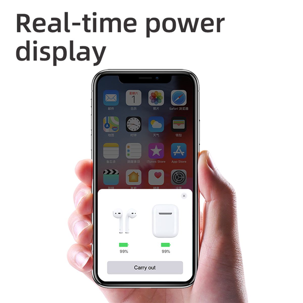 87051 JOYROOM Originals JR-T03S TWS Earphones με Θήκη Φόρτισης True Wireless Bluetooth V5.0 Binaural Συμβατό με iOS & Android Μαύρο