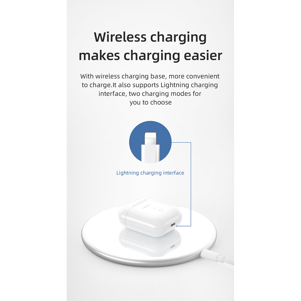 87051 JOYROOM Originals JR-T03S TWS Earphones με Θήκη Φόρτισης True Wireless Bluetooth V5.0 Binaural Συμβατό με iOS & Android Μαύρο