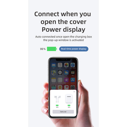 87051 JOYROOM Originals JR-T03S TWS Earphones με Θήκη Φόρτισης True Wireless Bluetooth V5.0 Binaural Συμβατό με iOS & Android Μαύρο