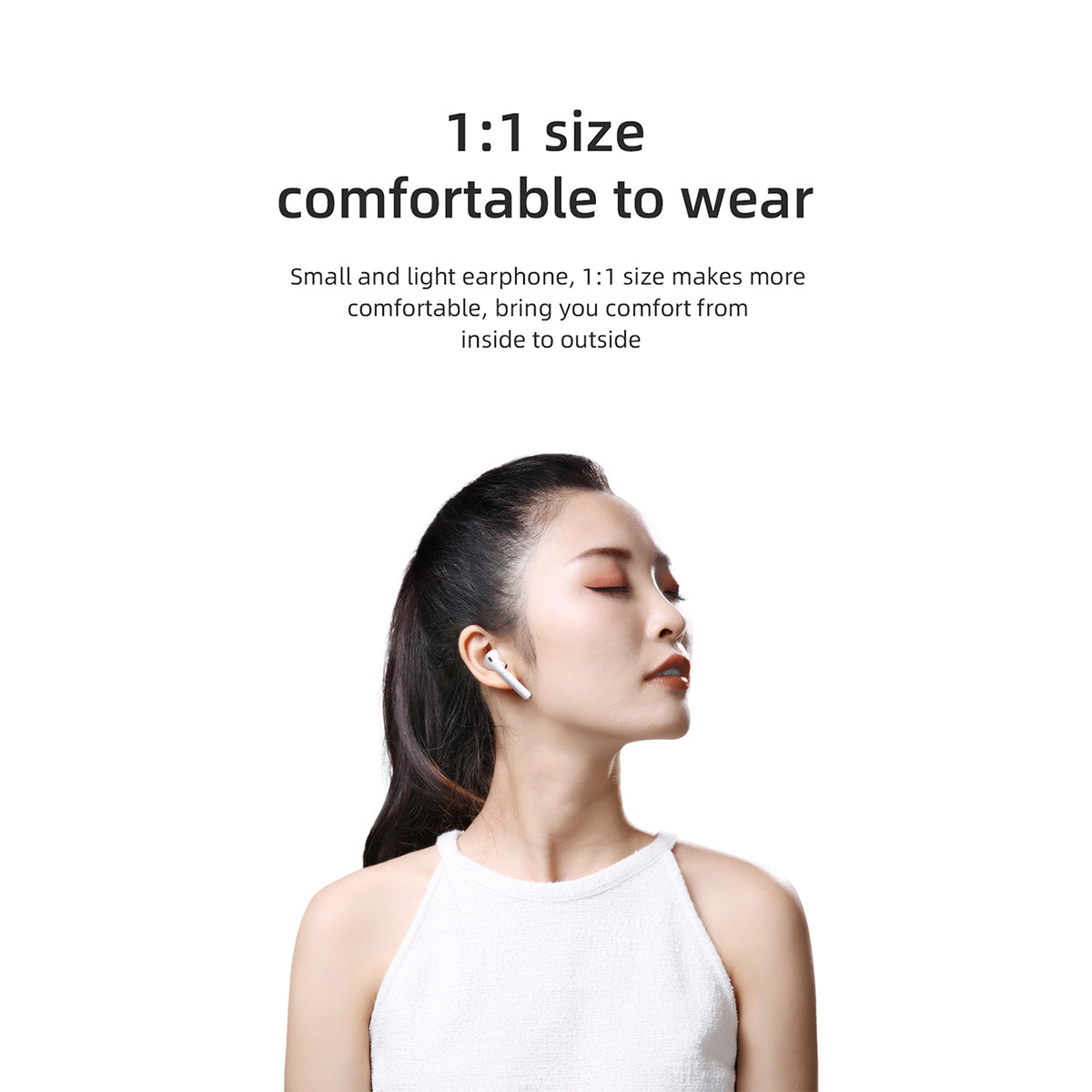 87051 JOYROOM Originals JR-T03S TWS Earphones με Θήκη Φόρτισης True Wireless Bluetooth V5.0 Binaural Συμβατό με iOS & Android Μαύρο