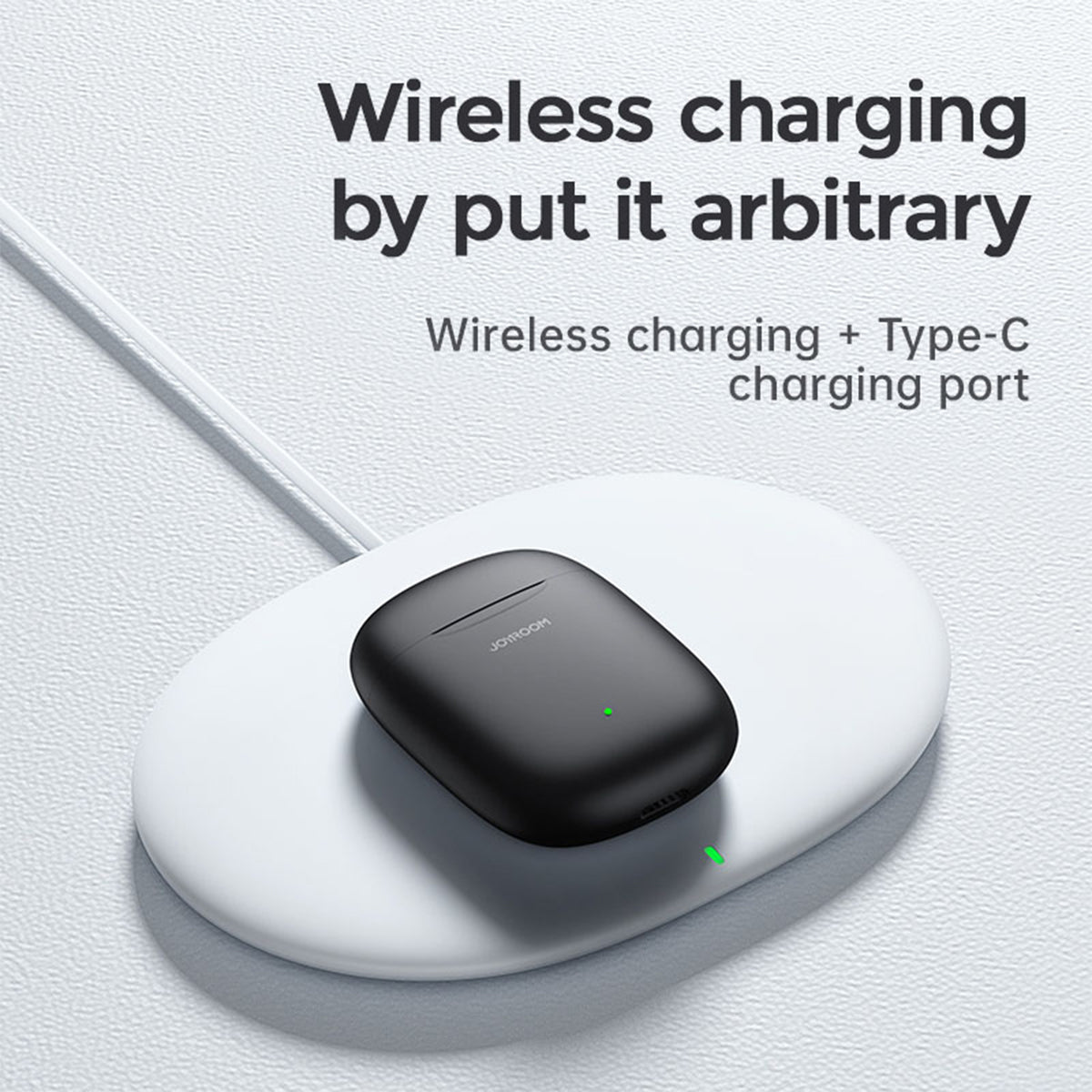 87055 JOYROOM Originals JR-T13 Bilateral TWS Earphones με Θήκη Φόρτισης True Wireless Bluetooth V5.0 Binaural Συμβατό με iOS & Android Μαύρο