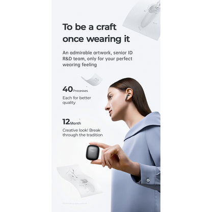 87055 JOYROOM Originals JR-T13 Bilateral TWS Earphones με Θήκη Φόρτισης True Wireless Bluetooth V5.0 Binaural Συμβατό με iOS & Android Μαύρο