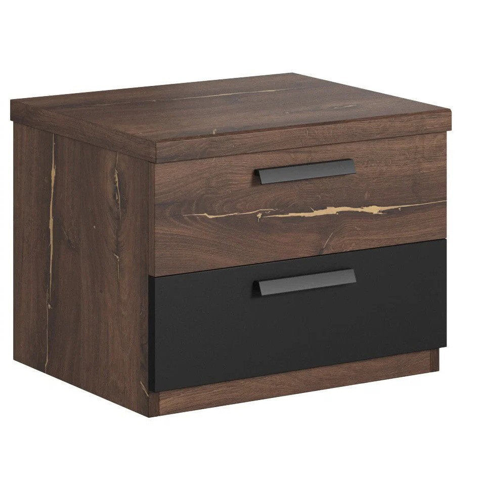 Κομοδίνο Sigon Καφέ 46x40x37