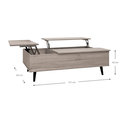 Τραπεζάκι Σαλονιού Sterling Φυσικό 121x69x40
