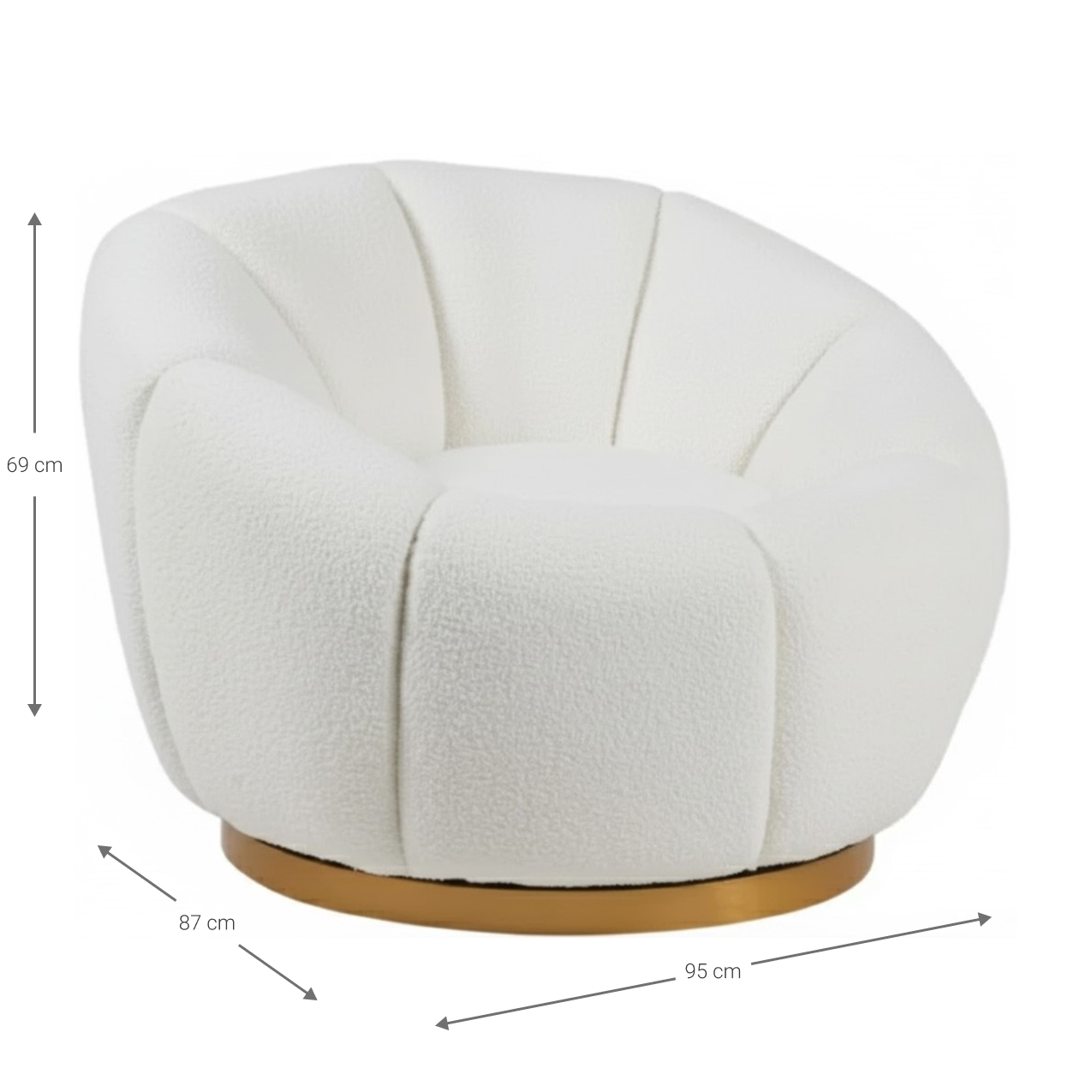 Πολυθρόνα Snuggle 95x87x69