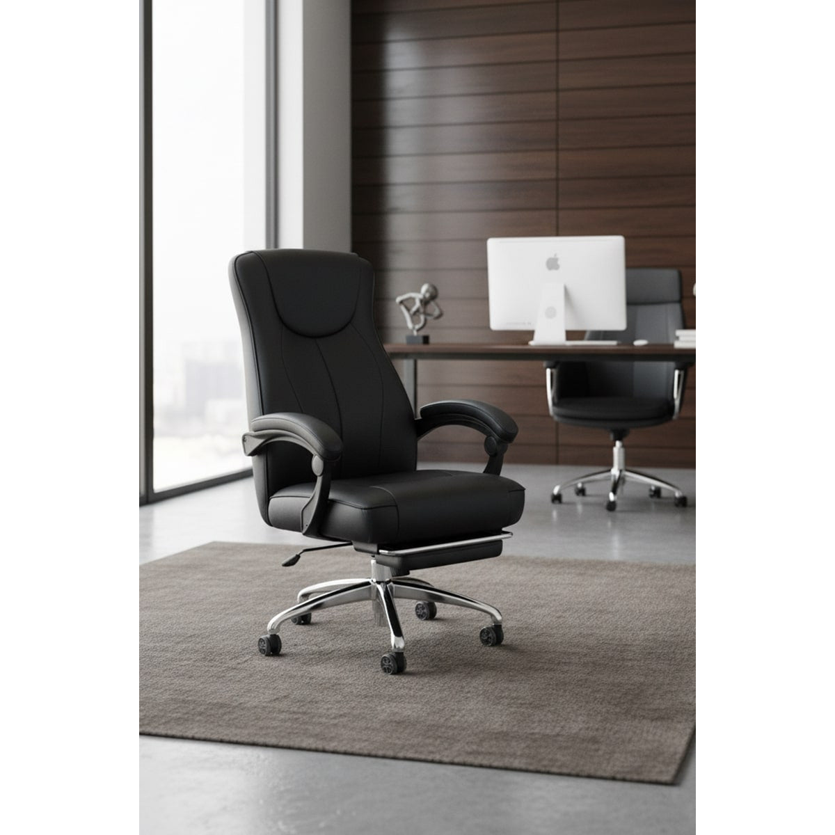 Executive Chair Castelia Black 52x60x100