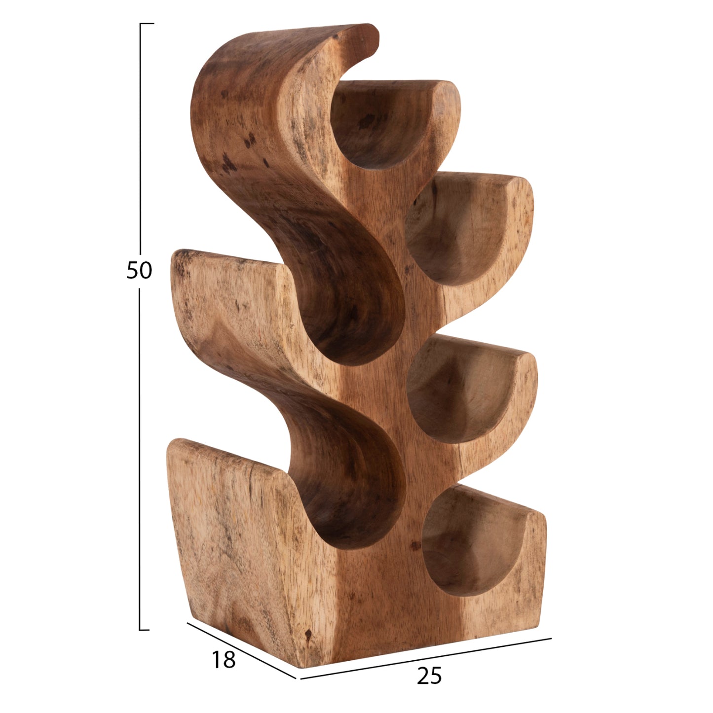 ΚΑΒΑ ΜΠΟΥΚΑΛΙΩΝ 6 ΘΕΣΕΩΝ DIONY ΞΥΛΟ SUAR ΦΥΣΙΚΟ 25x18x50