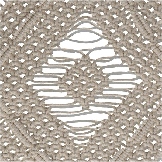 Σουπλά Μακραμέ Φυσικό Βαμβακερό 33x48εκ