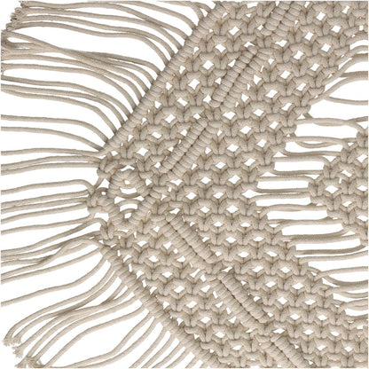 Σουπλά Μακραμέ Φυσικό Βαμβακερό 33x48εκ