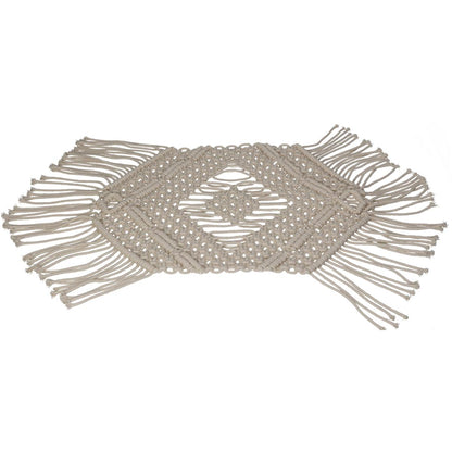 Σουπλά Μακραμέ Φυσικό Βαμβακερό 33x48εκ