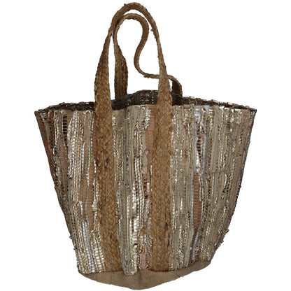 Bag Multicolored Leather 40x60cm