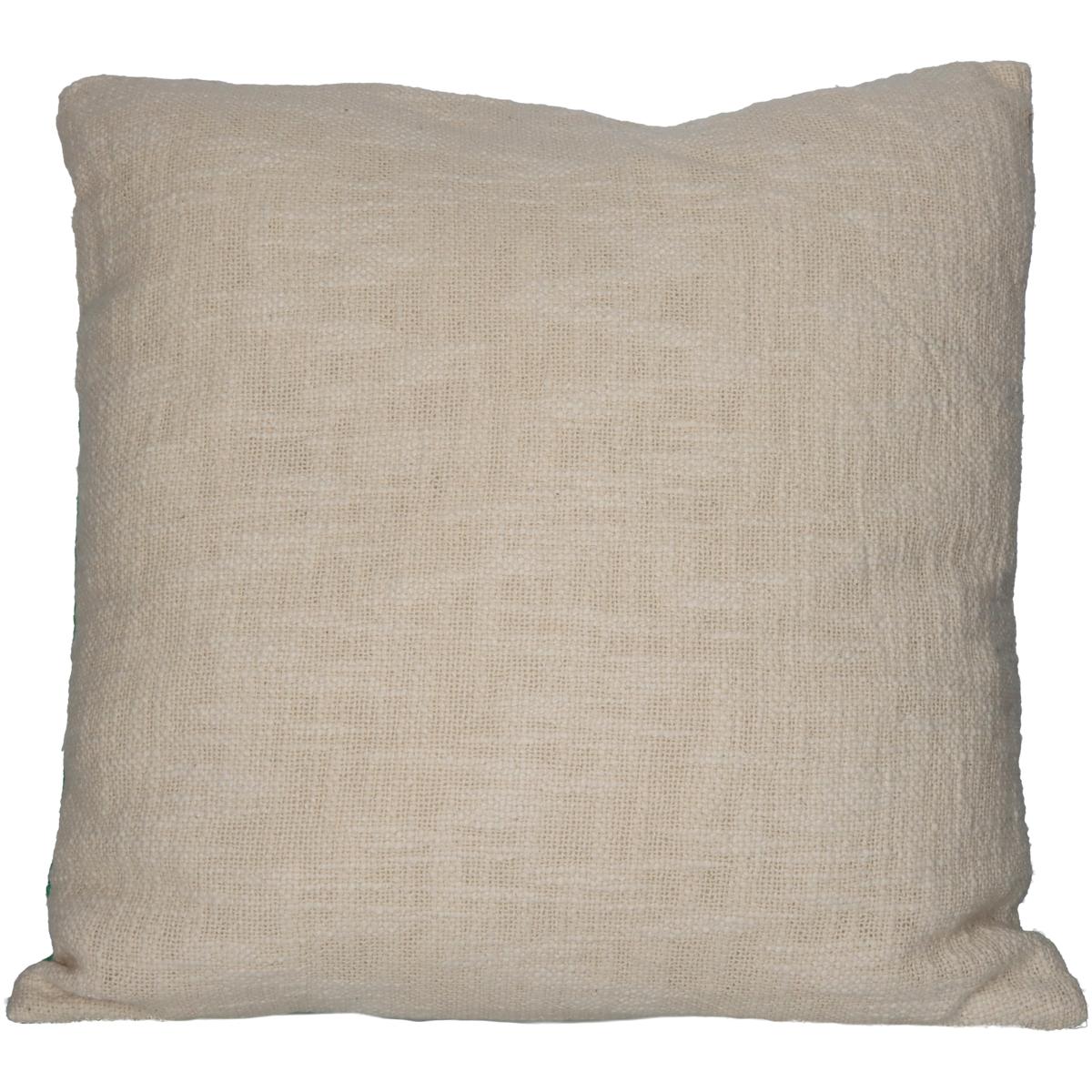 Μαξιλάρι Dip Dye Πράσινο Βαμβακερό 45x45εκ