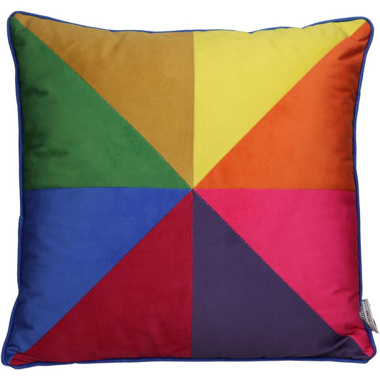 Μαξιλάρι Πολύχρωμο Βελούδο 45x45εκ