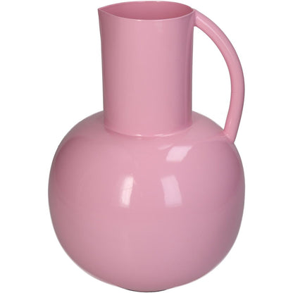 Βάζο Ροζ Μέταλλο 17x17.5x25