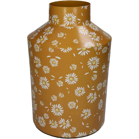 Βάζο Λουλούδια Πολύχρωμο Μέταλλο 16x16x25.5