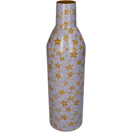 Βάζο Λουλούδια Πολύχρωμο Μέταλλο 9.5x9.5x34.5