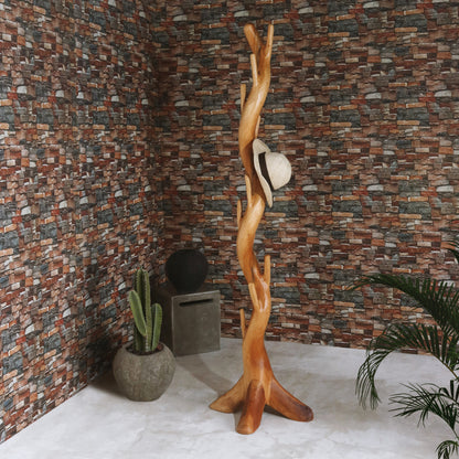 ΚΑΛΟΓΕΡΟΣ ΑΠΟ ΜΑΣΙΦ ΞΥΛΟ SUAR ΦΥΣΙΚΟ 40x40x200