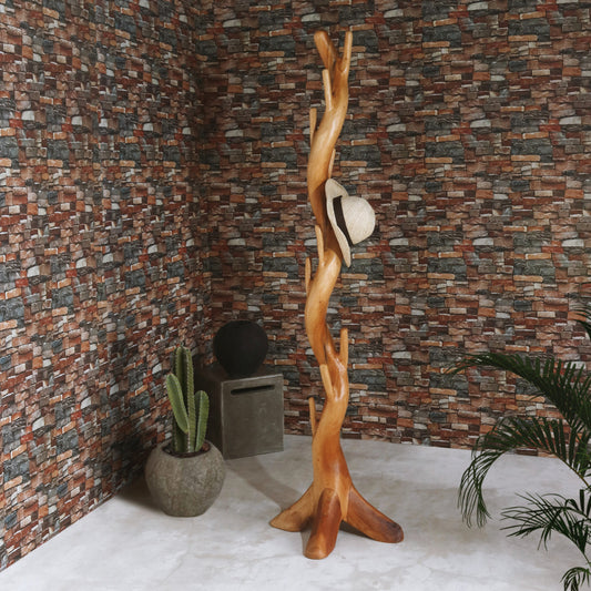 ΚΑΛΟΓΕΡΟΣ ΑΠΟ ΜΑΣΙΦ ΞΥΛΟ SUAR ΦΥΣΙΚΟ 40x40x200