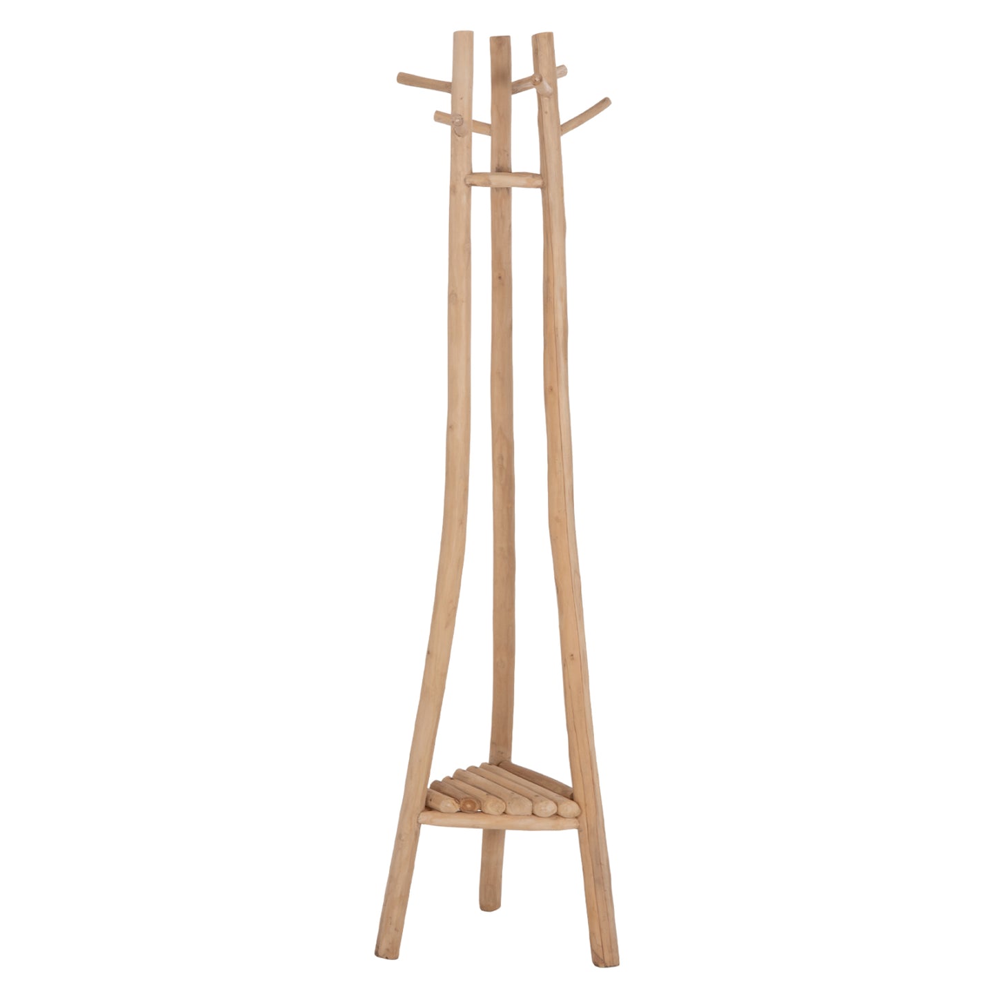 ΚΑΛΟΓΕΡΟΣ ΜΕ 3 ΚΟΛΩΝΕΣ TRIDEM ΞΥΛΟ TEAK ΣΕ ΦΥΣΙΚΟ 52x52x200
