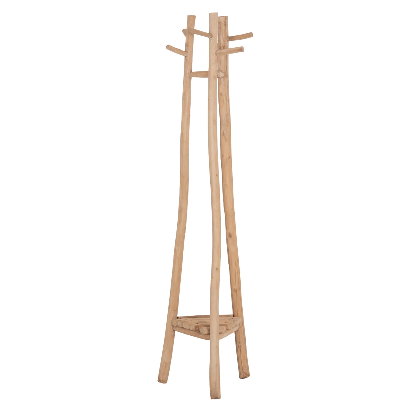 ΚΑΛΟΓΕΡΟΣ ΜΕ 3 ΚΟΛΩΝΕΣ TRIDEM ΞΥΛΟ TEAK ΣΕ ΦΥΣΙΚΟ 52x52x200