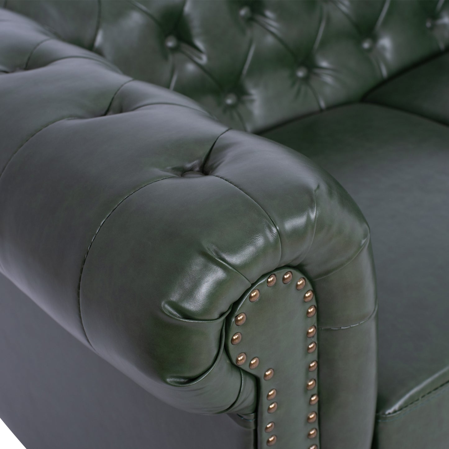 ΚΑΝΑΠΕΣ 2ΘΕΣΙΟΣ T. CHESTERFIELD ΤΕΧΝΟΔΕΡΜΑ ΚΥΠΑΡΙΣΣΙ 150x90x72