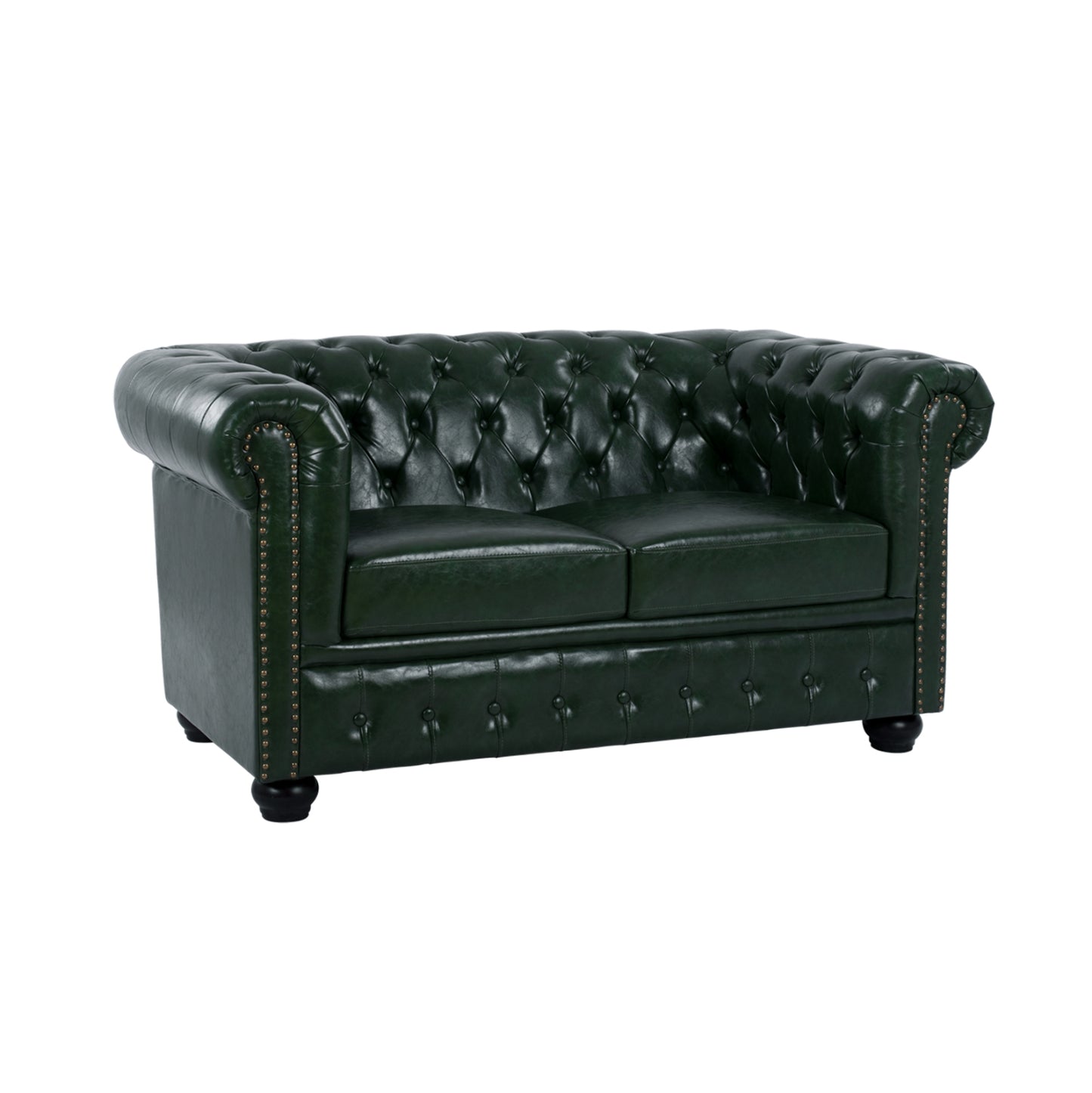 ΚΑΝΑΠΕΣ 2ΘΕΣΙΟΣ T. CHESTERFIELD ΤΕΧΝΟΔΕΡΜΑ ΚΥΠΑΡΙΣΣΙ 150x90x72