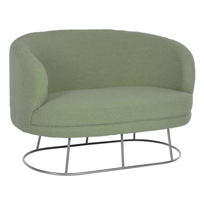 ΚΑΝΑΠΕΣ 2ΘΕΣΙΟΣ ARIEN ΦΥΣΤΙΚΙ ΜΠΟΥΚΛΕ ΜΕ ΑΣΗΜΙ ΒΑΣΗ 130x75x85