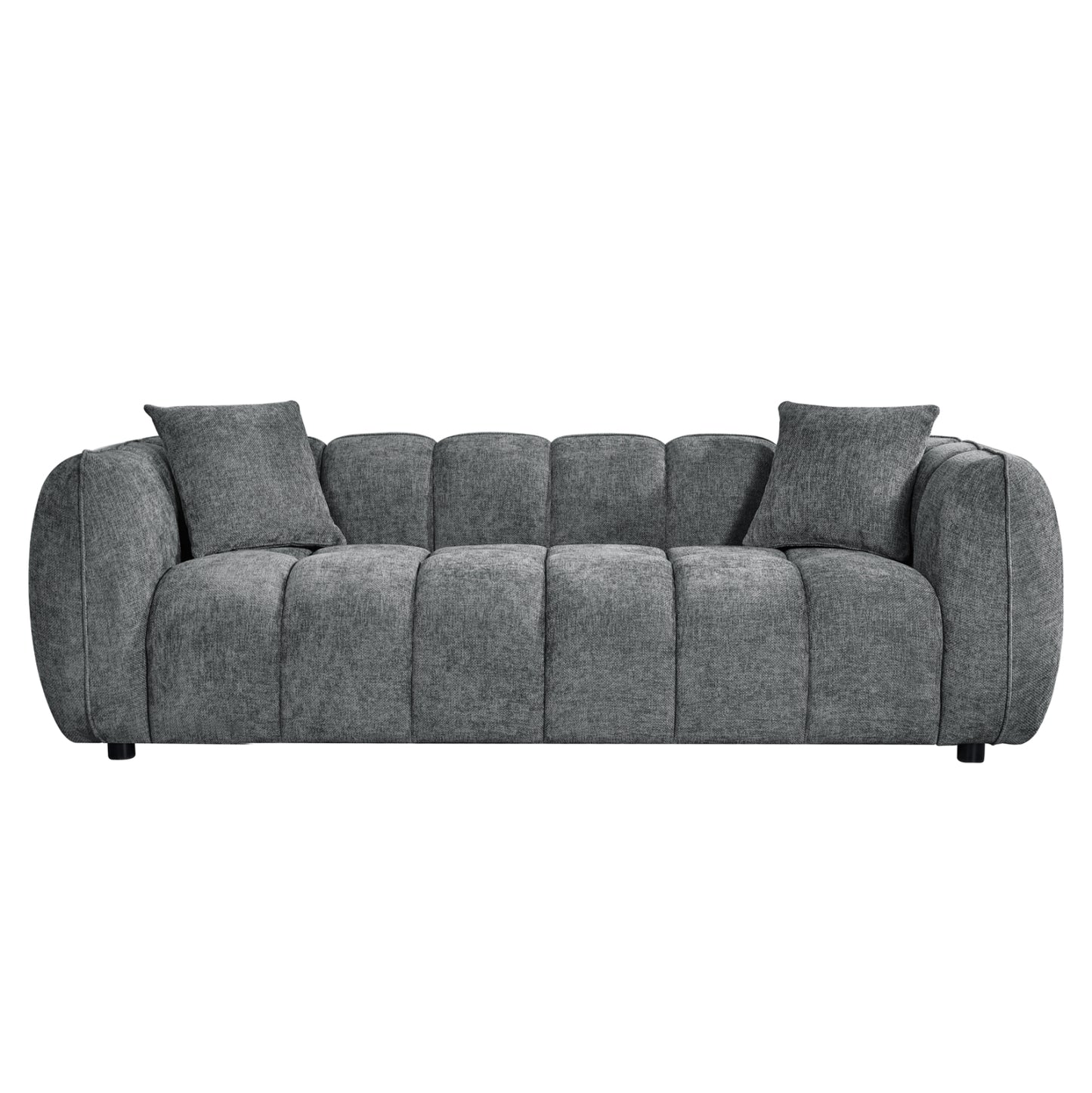 ΚΑΝΑΠΕΣ 3-ΘΕΣΙΟΣ LYKKE ΓΚΡΙ ΥΦΑΣΜΑ 229x89x70