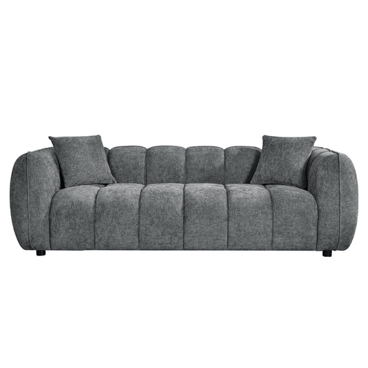 ΚΑΝΑΠΕΣ 3-ΘΕΣΙΟΣ LYKKE ΓΚΡΙ ΥΦΑΣΜΑ 229x89x70