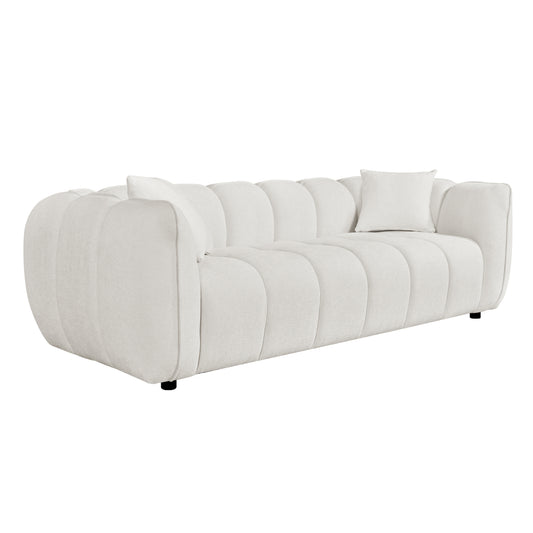 ΚΑΝΑΠΕΣ 3-ΘΕΣΙΟΣ LYKKE ΕΚΡΟΥ ΥΦΑΣΜΑ 229x89x70