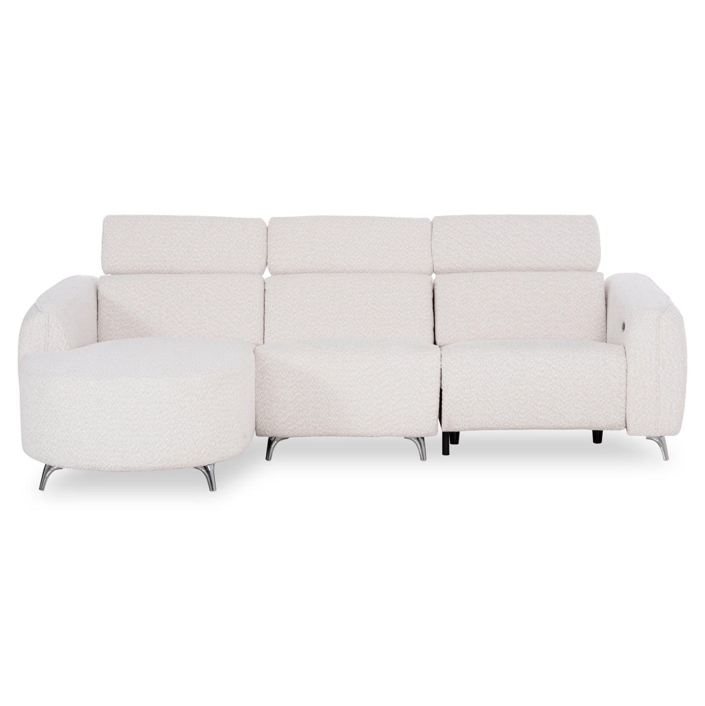 ΚΑΝΑΠΕΣ ΑΡΙΣΤΕΡΗ ΓΩΝΙΑ 3Θ ΜΕ RECLINE VALENTE ΜΠΕΖ ΥΦΑΣΜΑ 275x160x104