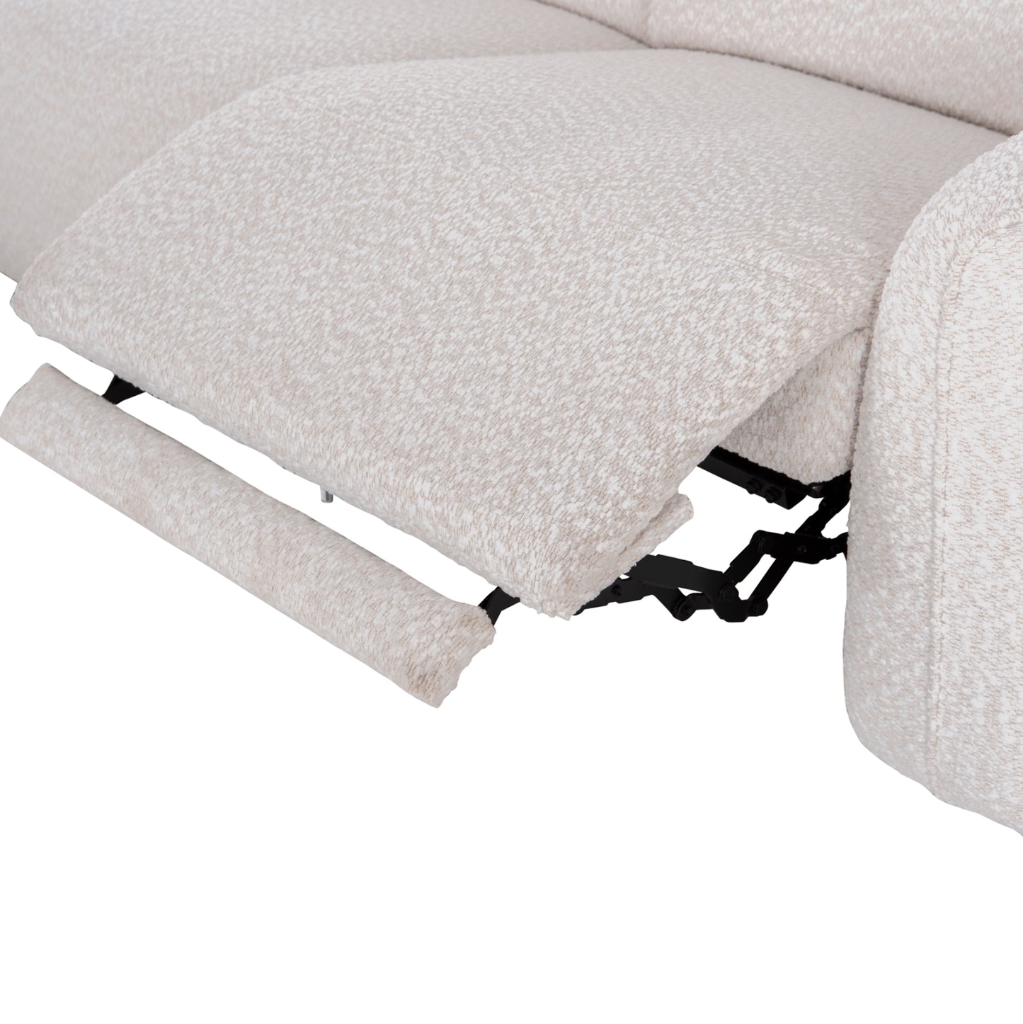 ΚΑΝΑΠΕΣ ΑΡΙΣΤΕΡΗ ΓΩΝΙΑ 3Θ ΜΕ RECLINE VALENTE ΜΠΕΖ ΥΦΑΣΜΑ 275x160x104