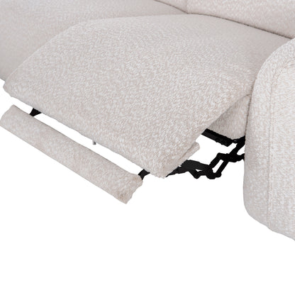 ΚΑΝΑΠΕΣ ΑΡΙΣΤΕΡΗ ΓΩΝΙΑ 3Θ ΜΕ RECLINE VALENTE ΜΠΕΖ ΥΦΑΣΜΑ 275x160x104